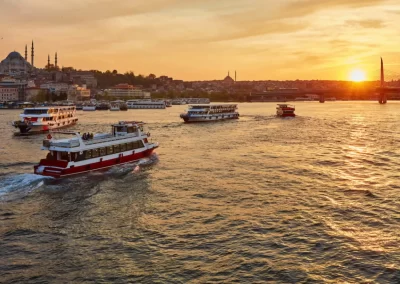 Crucero por el Bósforo al atardecer