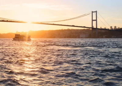 Crucero por el Bósforo al atardecer